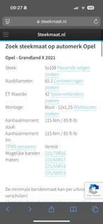 Winterbanden set Opel Grandland X - 215/70 R16, Auto-onderdelen, Ophalen, 16 inch, Banden en Velgen, Winterbanden