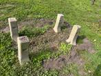 Betonnen poeren (gratis), Tuin en Terras, Palen, Balken en Planken, Ophalen of Verzenden, Gebruikt, Minder dan 180 cm, Palen