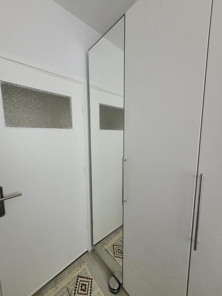 IKEA Pax Vikedal spiegeldeur 50x229 cm met handgreep, Ophalen, Gebruikt, 200 cm of meer, 50 tot 100 cm