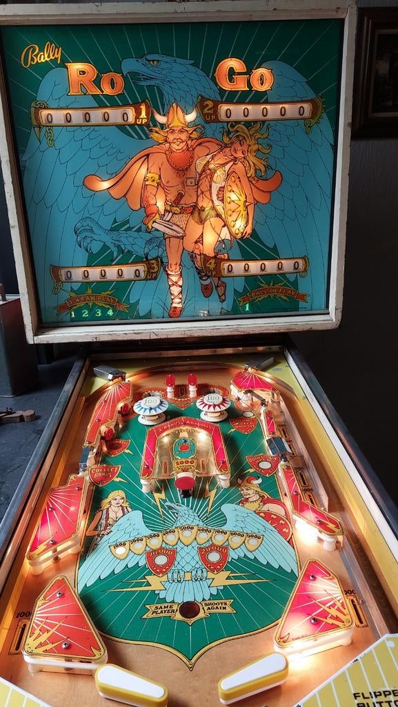 BALLY RO GO 1974, Verzamelen, Ophalen of Verzenden, Gebruikt, Flipperkast