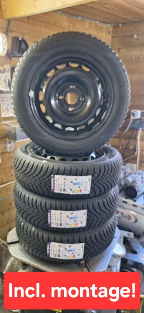 TOP set HAGELNIEUWE allseason banden C1 Aygo 108 2014-2022, Auto-onderdelen, Banden en Velgen, Ophalen, 14 inch, Nieuw, All Season