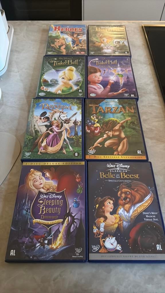 Disney dvd  kinderen, Cd's en Dvd's, Dvd's | Tekenfilms en Animatie, Ophalen, Gebruikt, Tekenfilm, Alle leeftijden