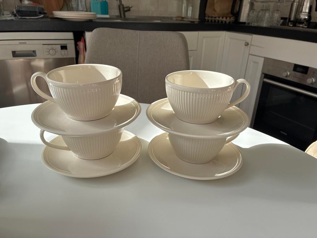 Wedgwood Windsor soepkop en schotel set van 2, Ophalen of Verzenden, Zo goed als nieuw, Wedgwood, Kop(pen) en/of Schotel(s)