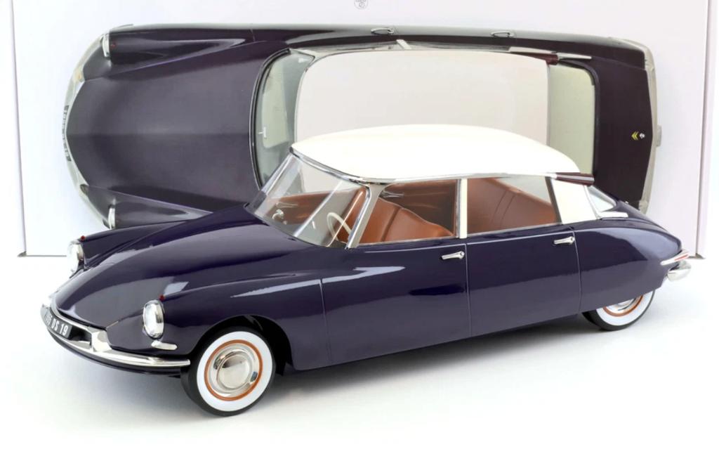 Citroen DS 19 '55 Donker Paars schaal 1/12 NOREV ref. 121579, Hobby en Vrije tijd, Modelauto's | 1:5 tot 1:12, Verzenden, Nieuw