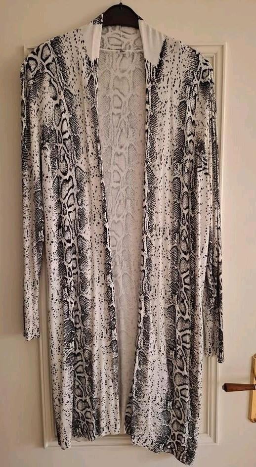 Lang zomervest, slangenprint, XXL, ZGAN, Kleding | Dames, Grote Maten, Ophalen of Verzenden, Zo goed als nieuw, Zwart, Trui of Vest