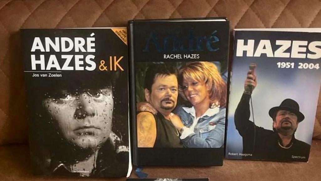 Boeken André Hazes: 3 biografieën over de volkszanger, Ophalen of Verzenden, Gelezen, Overige