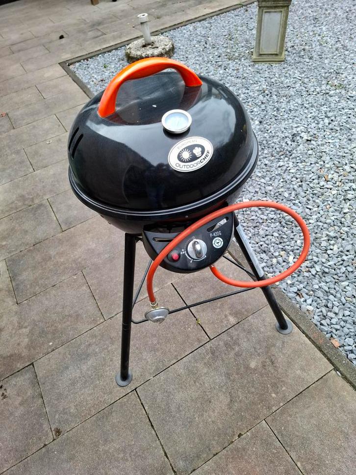 Compacte Outdoorchef P-420 G gas BBQ, Tuin en Terras, Gasbarbecues, Gebruikt, Ophalen
