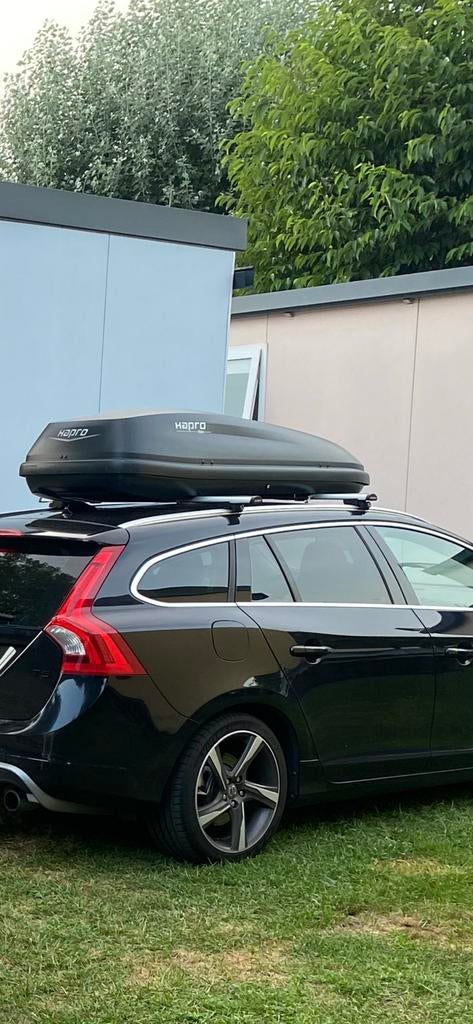 Hapro rider dakkoffer antraciet., Auto diversen, Dakkoffers, Ophalen of Verzenden, Zo goed als nieuw