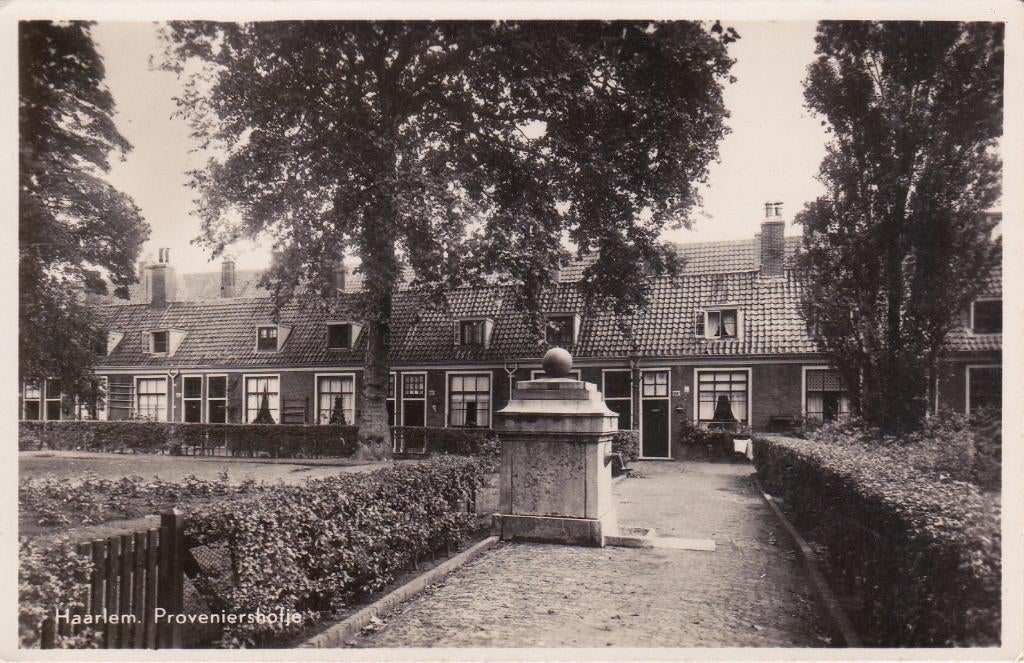 07676 Haarlem - Proveniershofje, Verzenden, 1940 tot 1960, Ongelopen, Noord-Holland