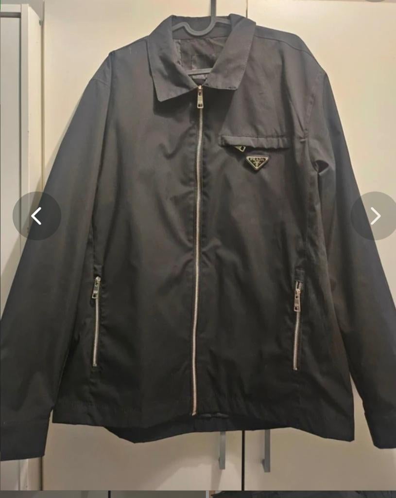 Prada jas, Zwart, Maat 56/58 (XL), Ophalen of Verzenden, Zo goed als nieuw