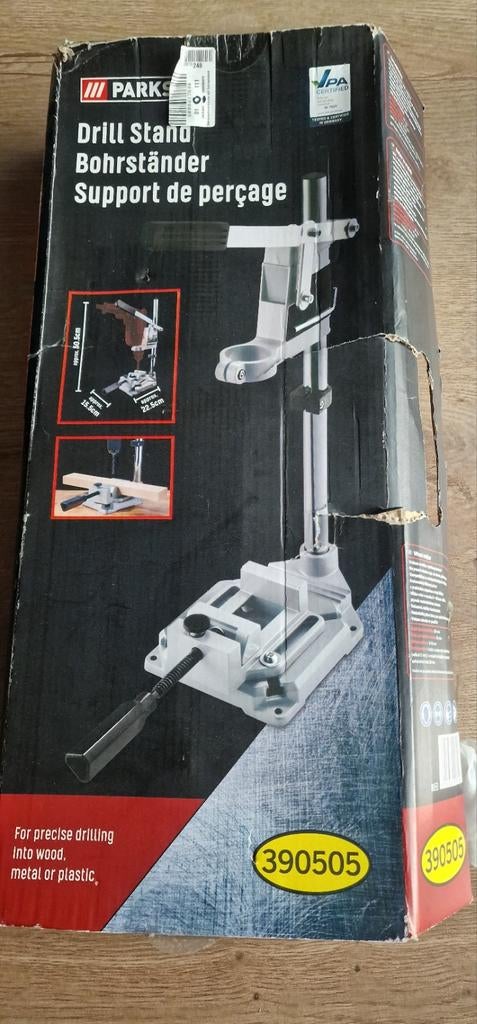 Boormachinestandaard Parkside nieuw in doos, Doe-het-zelf en Verbouw, Gereedschap | Boormachines, Ophalen, Nieuw, Boor- en/of Breekhamer