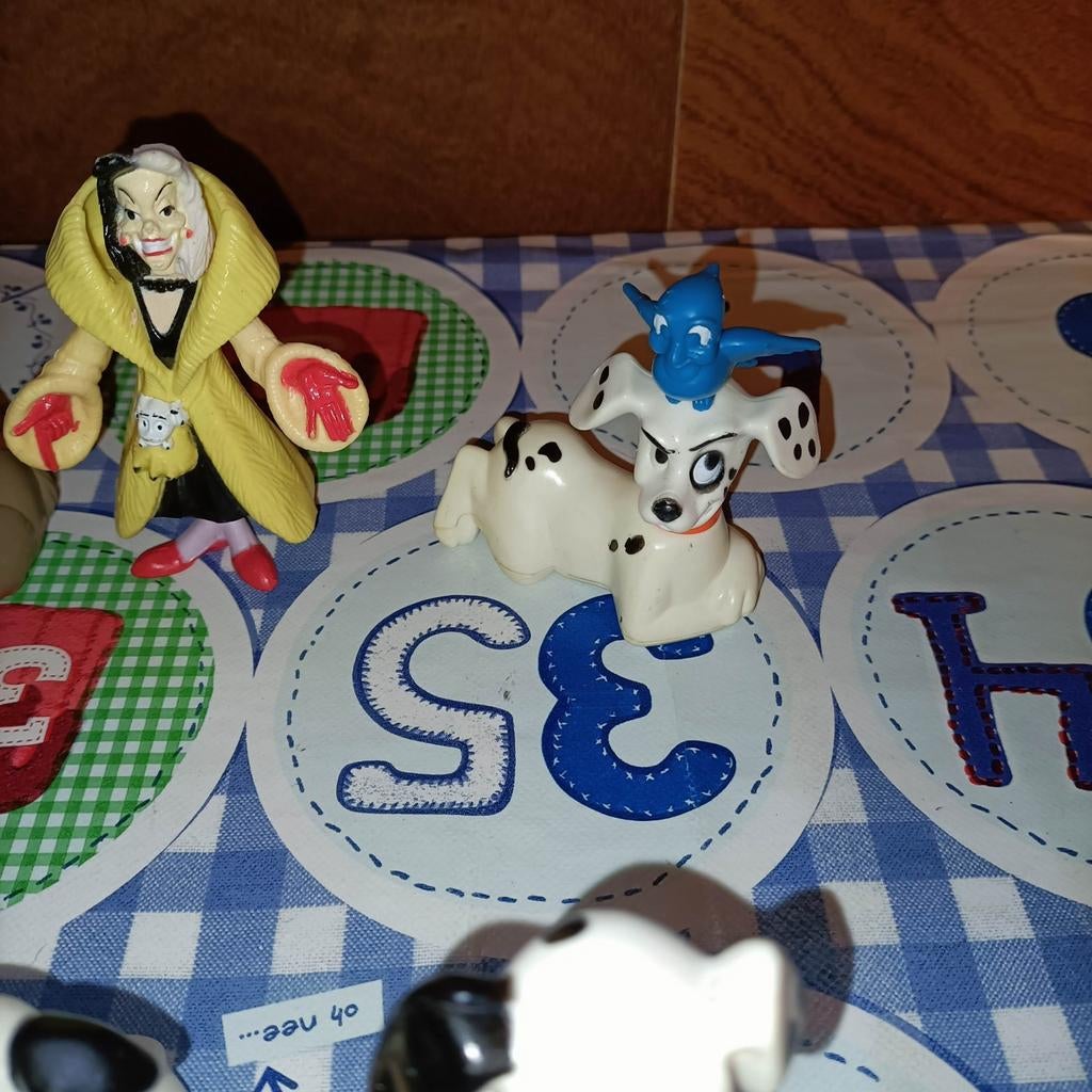 101 Dalmatiërs poppetjes Dalmatiër, Ophalen of Verzenden, Zo goed als nieuw