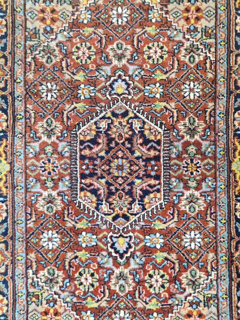 Handgeknoopt oosters wol Bidjar tapijt medallion 78x127cm, Persian Perzisch vintage oosters hype, 100 tot 150 cm, HYPE POP-UP