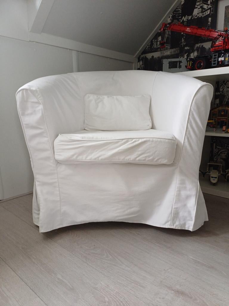 Ikea Tullsta fauteuil met afneembare hoes, Huis en Inrichting, Fauteuils, Ophalen, Gebruikt, 75 tot 100 cm, 75 tot 100 cm