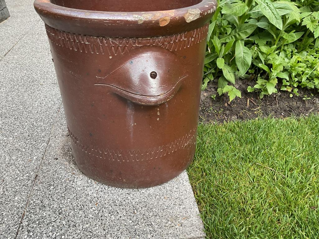 Aparte bewerkte keulse Pot, Ophalen, Gebruikt, 40 cm of meer, Rond