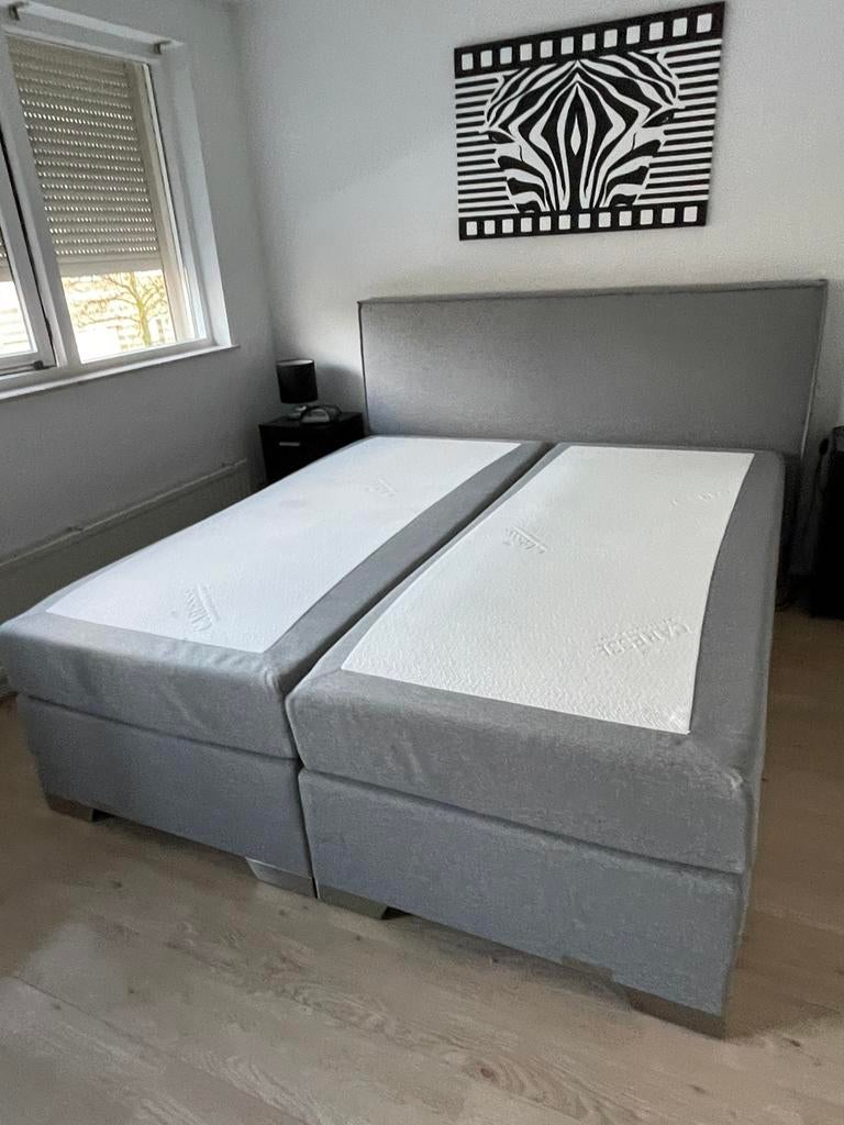 Tweepersoons Electrische boxspring 180x210cm, Ophalen, Gebruikt, Tweepersoons, 180 cm