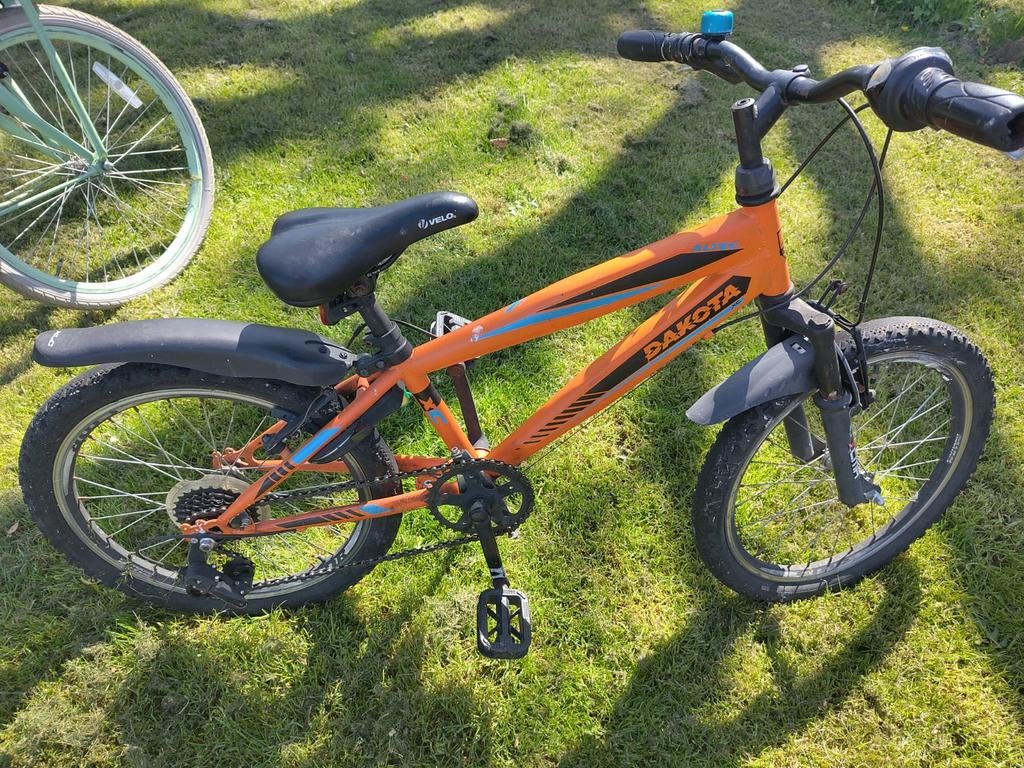Dakota kinderfiets 20 inch - Oranje met versnellingen, Fietsen en Brommers, Fietsen | Heren | Herenfietsen, Overige merken, Gebruikt