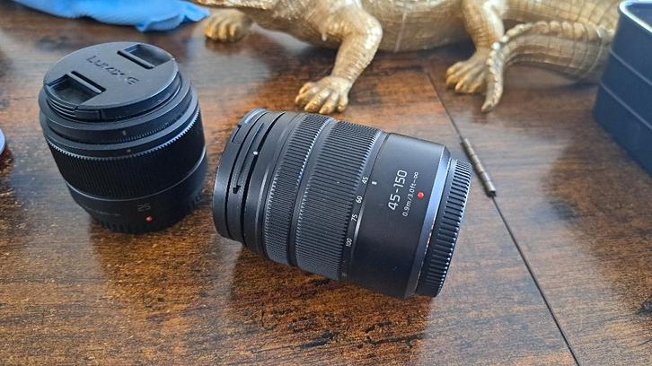 Lumix G VARIO 45-150mm f4 - 5.6 ASPH, Audio, Tv en Foto, Fotografie | Lenzen en Objectieven, Zo goed als nieuw, Standaardlens