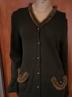 BASLER vest maat m origineel zgan wol angora, Kleding | Dames, Maat 38/40 (M), Bruin, Basler, Ophalen of Verzenden