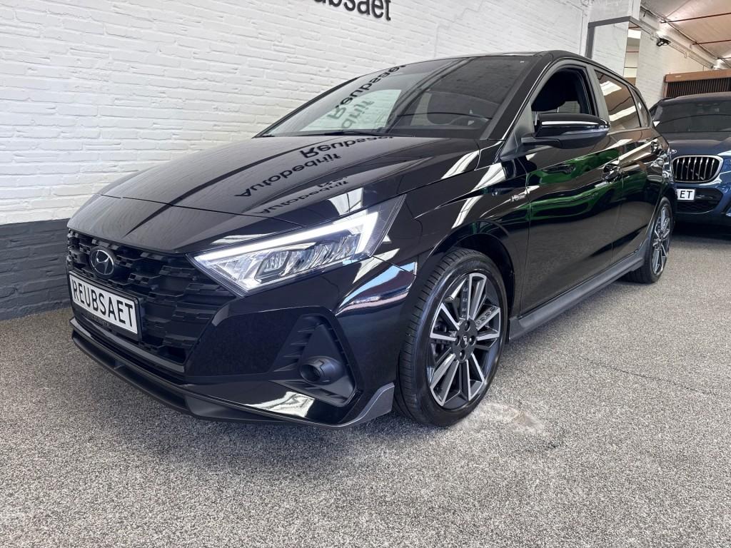 Hyundai I20 1.0 T-GDI N Line 120pk Automaat Clima CarPlay Ca, Auto's, Hyundai, Automaat, Gebruikt, Met garantie (alle), Zwart