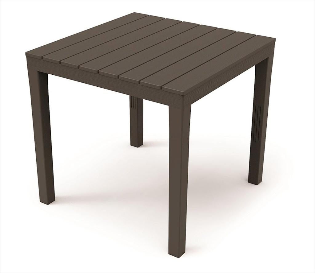 Tuintafel antraciet, Ophalen, Zo goed als nieuw, Rechthoekig, Kunststof