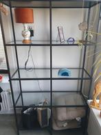 Ikea VITTSJÖ
Stellingkast, zwartbruin/glas, 100x175 cm, Ophalen, Zo goed als nieuw