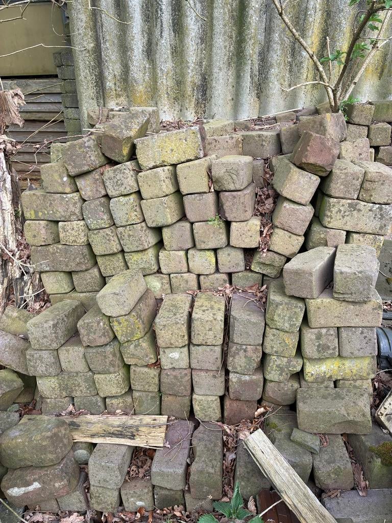 Gebakken klinkers, Tuin en Terras, Tegels en Klinkers, Ophalen, Overige materialen, Gebruikt, Klinkers