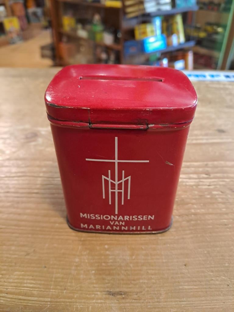 Missie blikje mariann hill, Ophalen of Verzenden, Overige