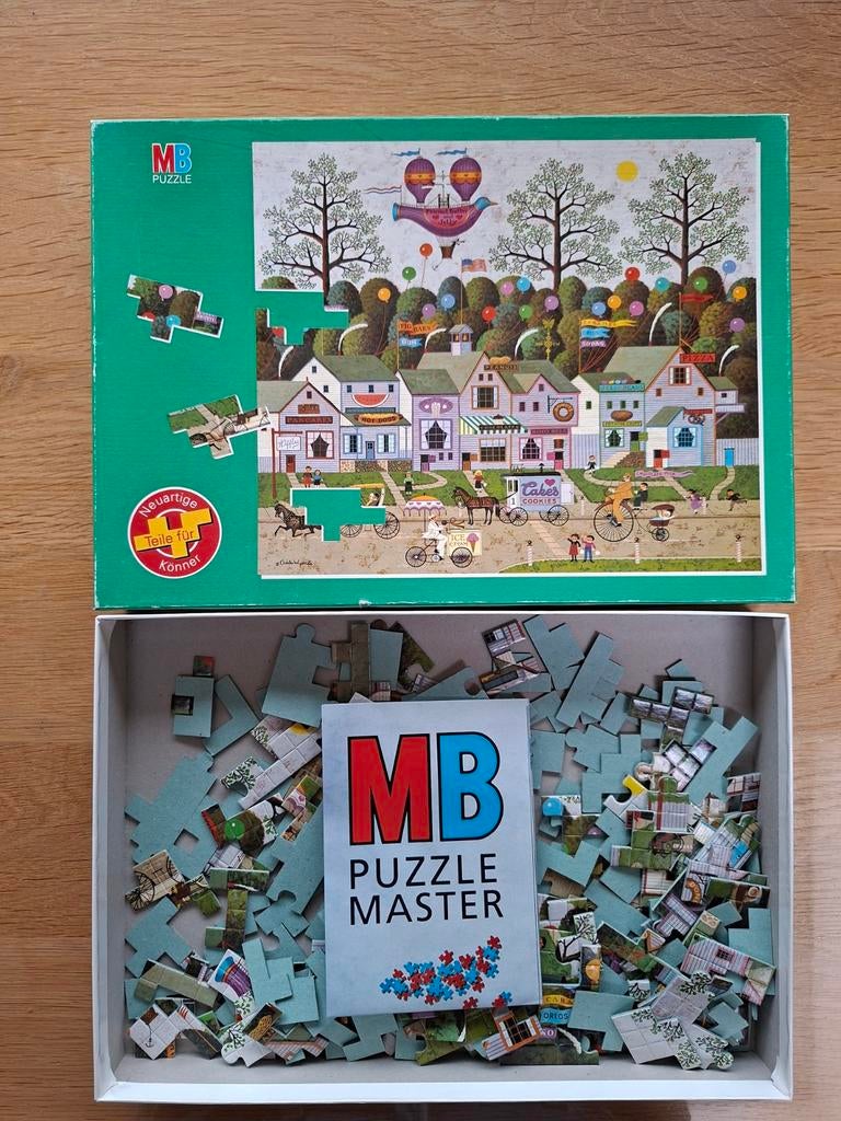 MB Puzzel die suße Straße, Ophalen, 500 t/m 1500 stukjes, Nieuw