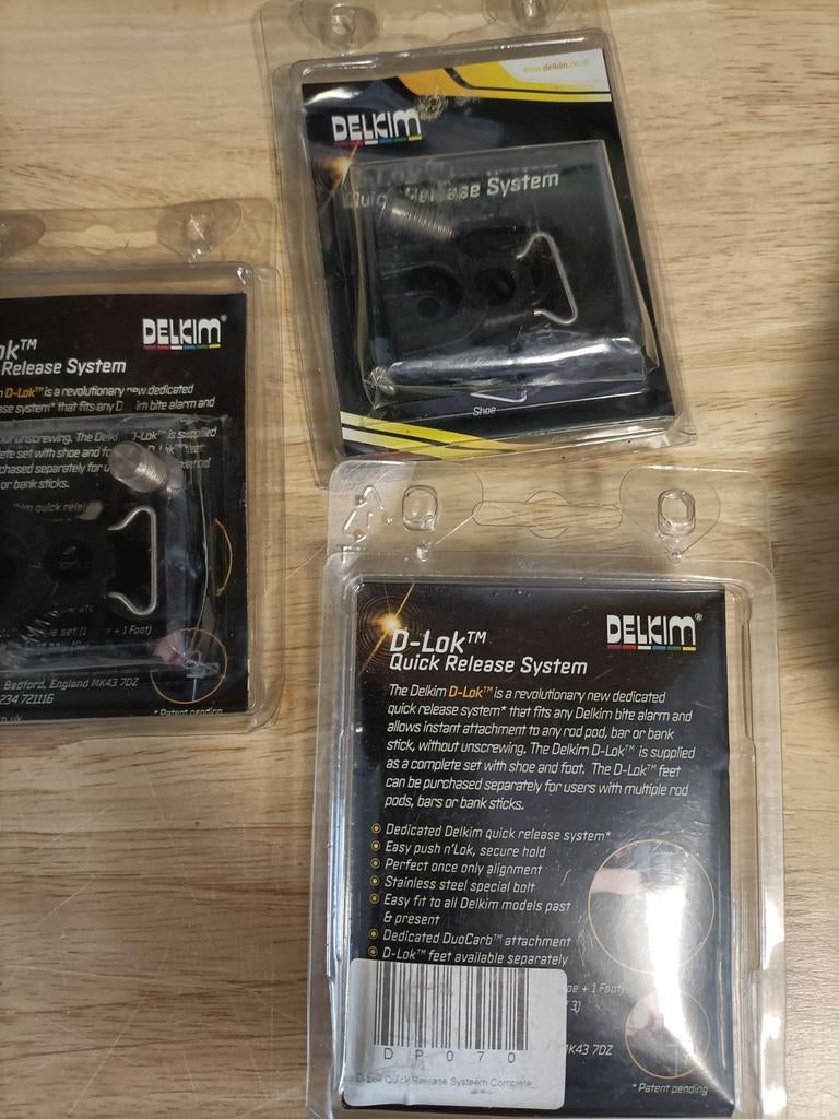 Delkim D-Lok Quick Release System - 3 stuks, Watersport en Boten, Ophalen