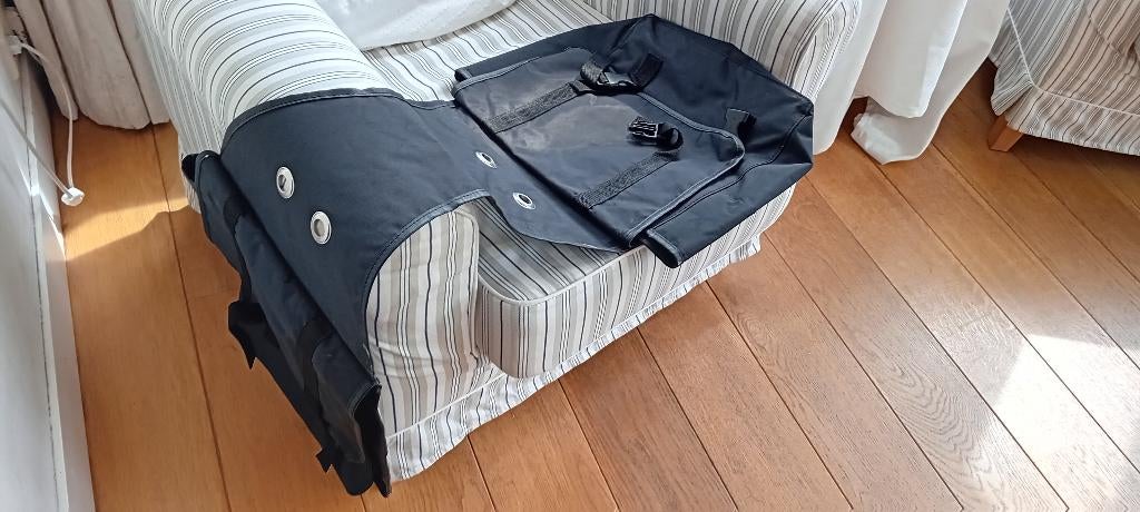 Dubbele zadeltas pony, Pony (P), Ophalen, Zo goed als nieuw, Polyester