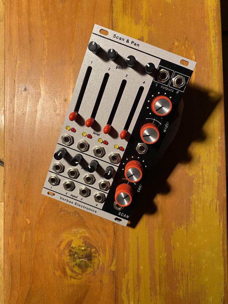 Verbos Scan & Pan eurorack, Ophalen of Verzenden, Zo goed als nieuw, Audio