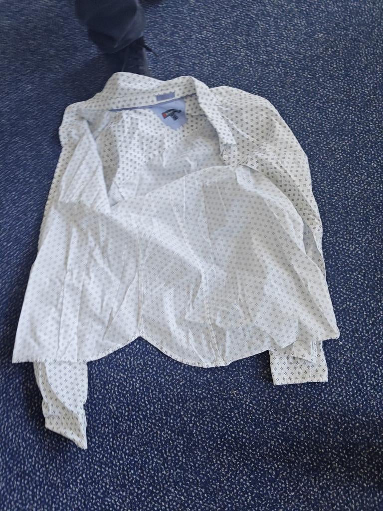 Street One Blouse Maat 38/40 (M) - Wit met print, Kleding | Dames, Blouses en Tunieken, Wit, Street One, Zo goed als nieuw, Ophalen