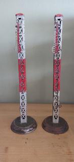 Blikken Seinpaal - Set van 2 - Spoor 00/H0 Marklin Kibri, Ophalen of Verzenden, Gebruikt, Brug, Tunnel of Gebouw, Overige merken