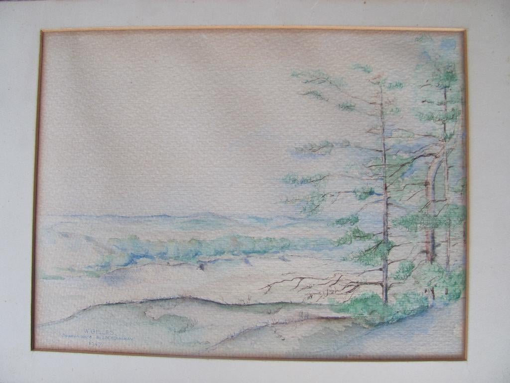 W. Gilles - 1947 - Duinpanorama bij "De Fransman"., Ophalen of Verzenden