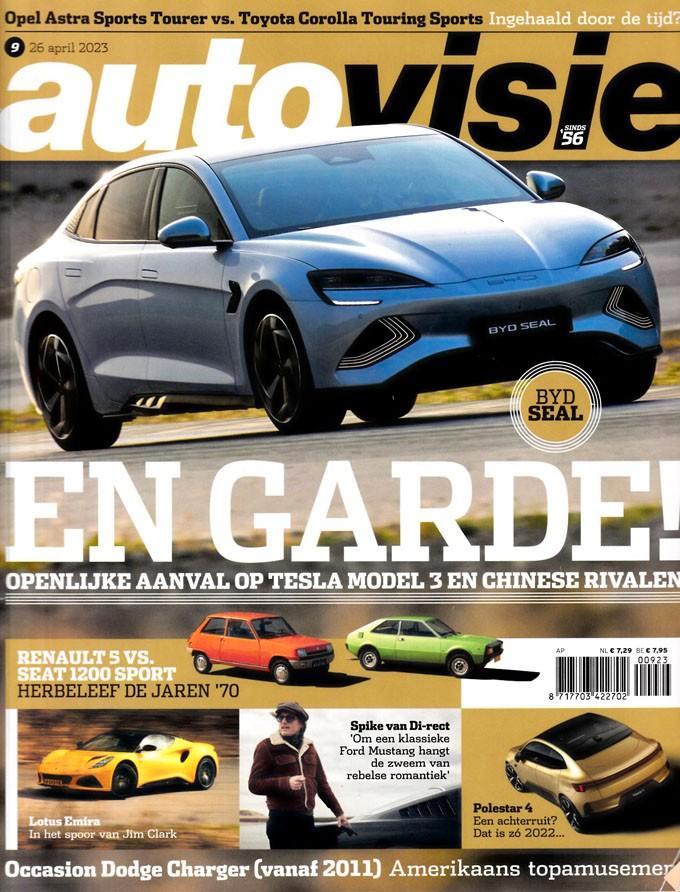Autovisie 9 2023 : Dodge Charger - Renault 5 TL - Suzuki LJ, Boeken, Auto's | Folders en Tijdschriften, Gelezen, Algemeen, Ophalen of Verzenden