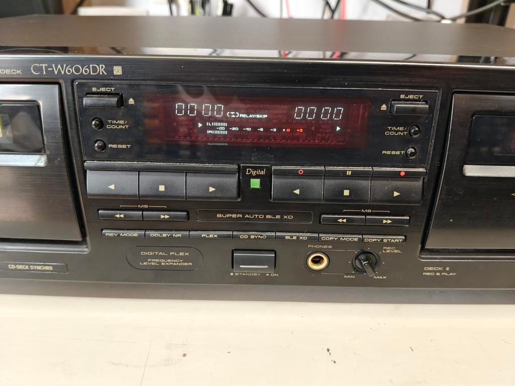 Pioneer CT-606DR, Ophalen of Verzenden, Dubbel, Overige merken, Tiptoetsen