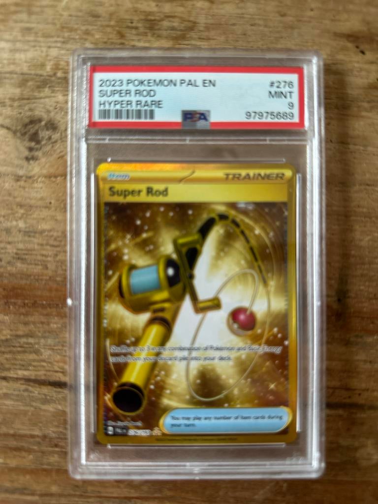 Pokémon Super Rod 276 PSA 9, Verzenden, Zo goed als nieuw, Losse kaart, Foil