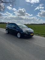Opel Zafira Zwart, Leren bekleding, 7 zitter, Trekhaak enz., Auto's, Opel, Zwart, 4 cilinders, Navigatiesysteem, 7 stoelen