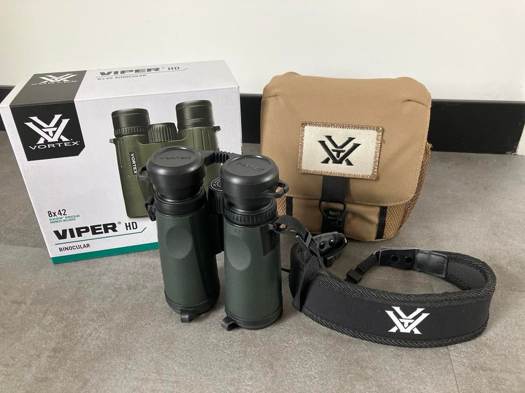 Vortex Viper HD 8x42 verrekijker, Dakkant (recht), Ophalen of Verzenden, Zo goed als nieuw, 8 tot 12x