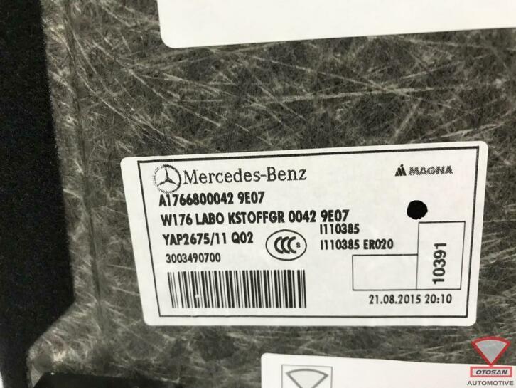 mercedes a klasse w176 laadvloer kofferbakmat a1766800042, Gebruikt, Mercedes-Benz AG, Mercedes-Benz, Ophalen of Verzenden