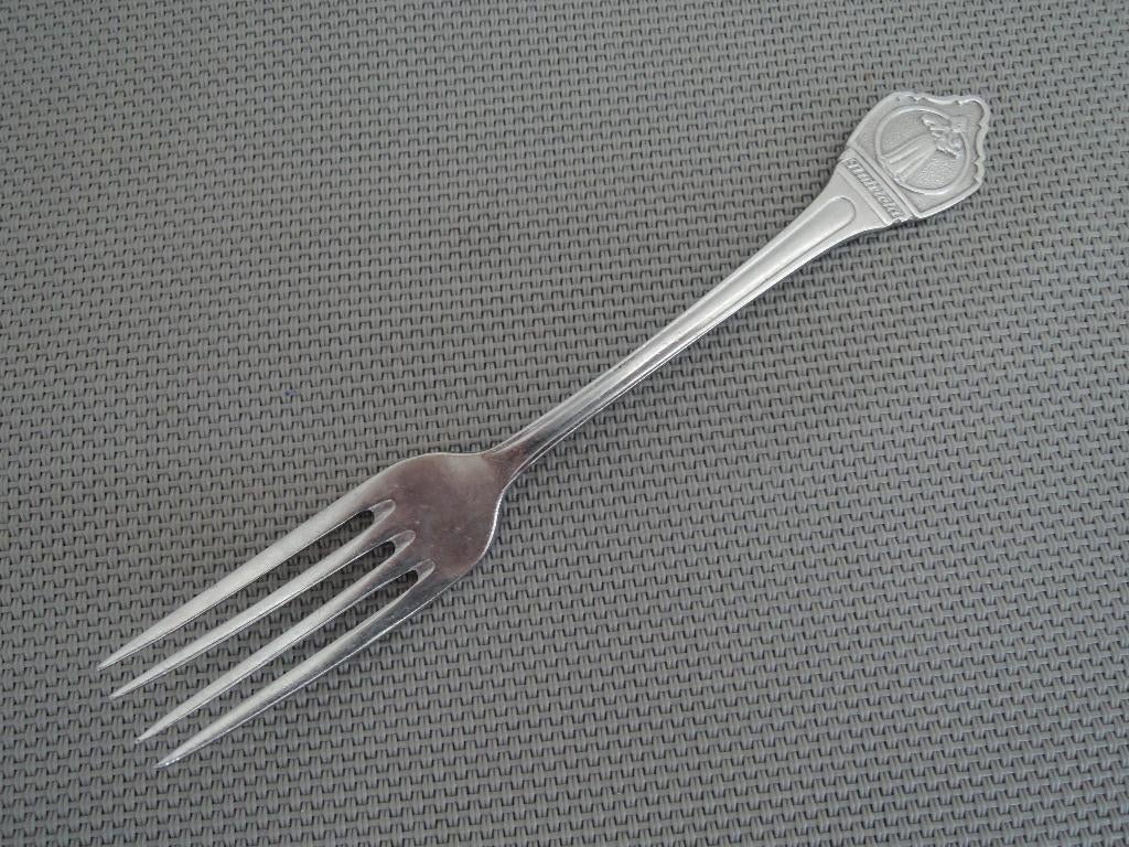 Nutricia kindervorkje, Ophalen of Verzenden, Zo goed als nieuw, Rvs of Chroom, Los bestek