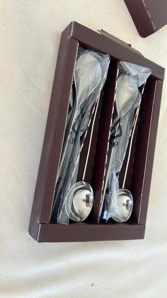 Alessi Il Caffè/Tè Alessi MSPOONSET - Design Set Bestehend aus 8