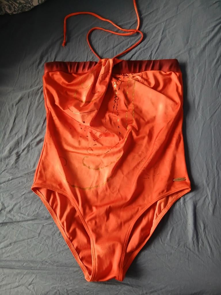 Badpak oranje Sunflair, Ophalen of Verzenden, Zo goed als nieuw, Oranje, Badpak