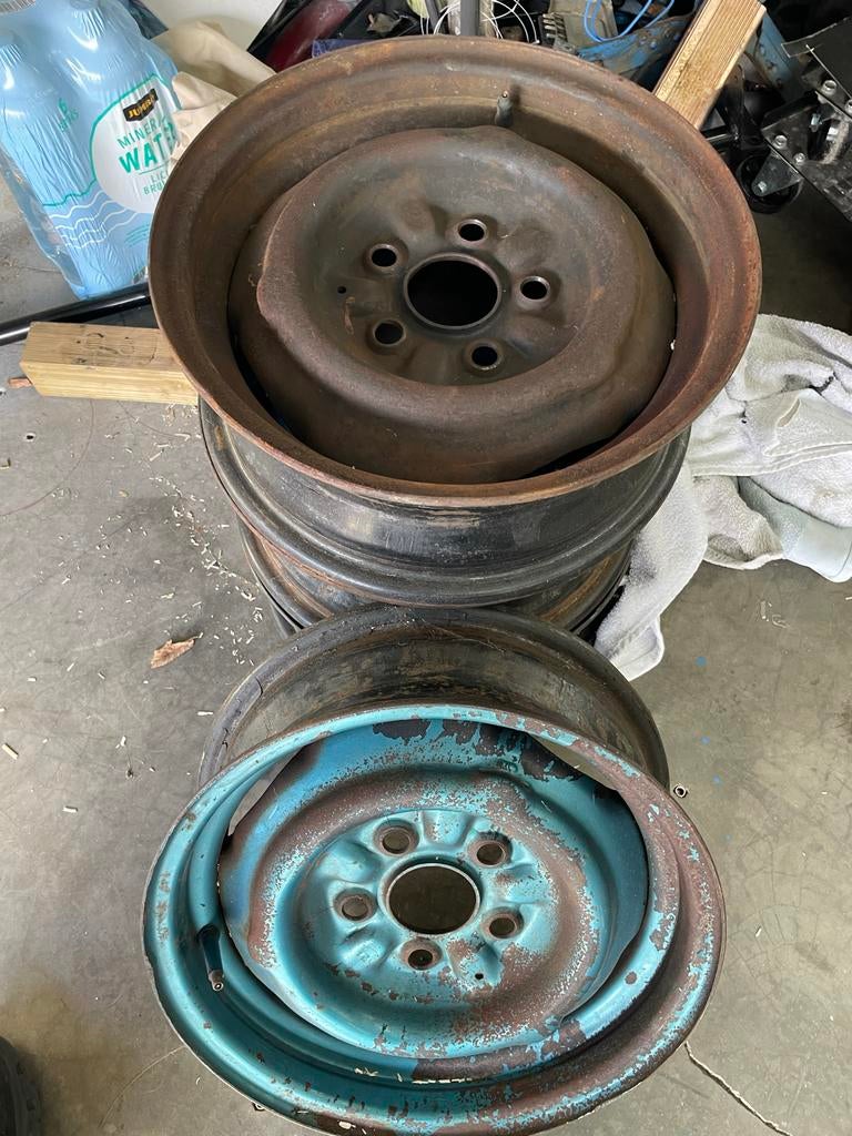 14" Ford Mustang velgen 5x113,4 - Eerste generatie, Auto-onderdelen, Ophalen of Verzenden, Gebruikt
