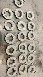 20x Hoftronic Montana GU10 Inbouwspot Wit 75mm inbouwmaat, Ophalen of Verzenden, Zo goed als nieuw, Metaal of Aluminium