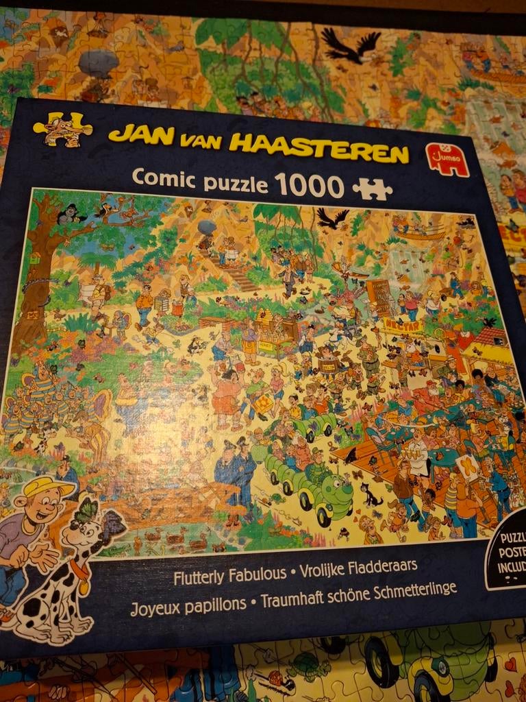 2x 1000 Jan van Haasteren., Ophalen, 500 t/m 1500 stukjes, Zo goed als nieuw