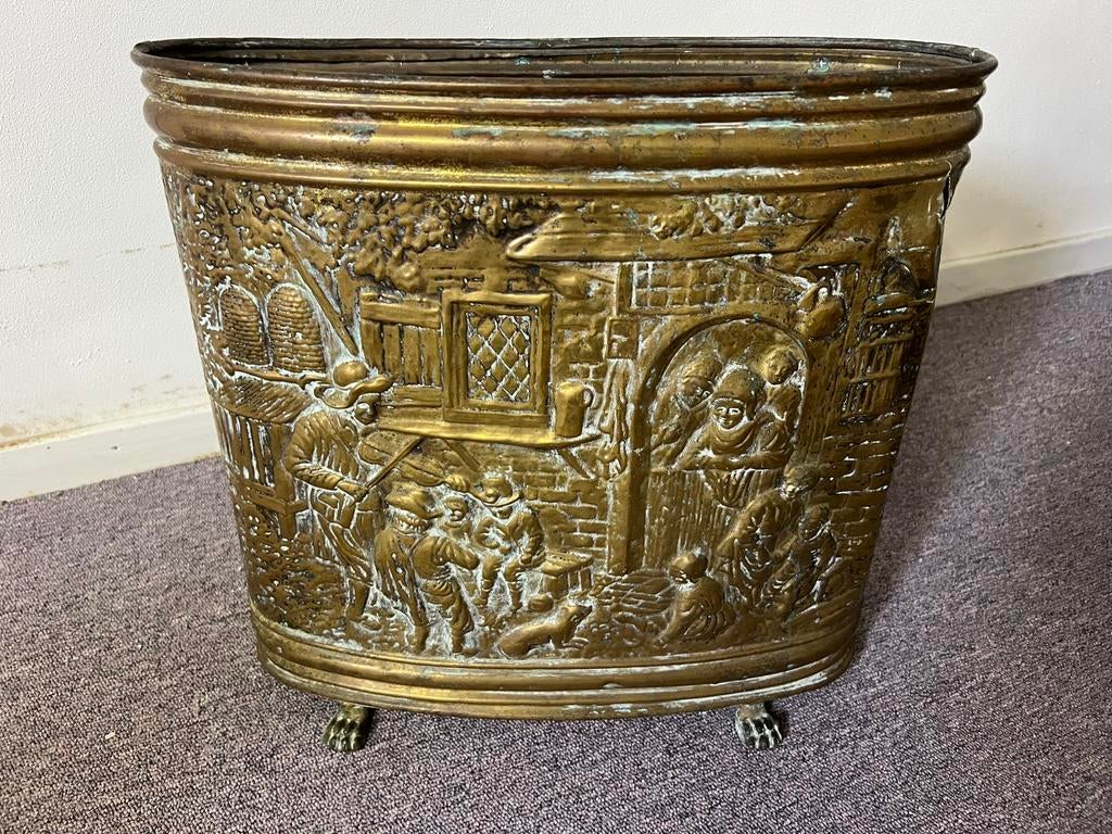 Paraplubak antiek van messing, Ophalen