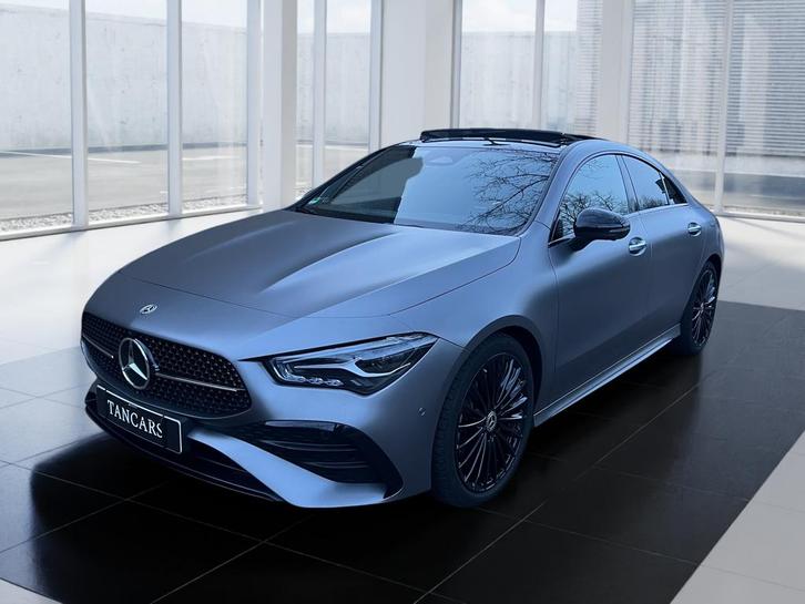 Mercedes-Benz CLA200 DESIGNO AMG/Night | Pano | Burmester |, Auto's, Mercedes-Benz, Bedrijf, Te koop, CLA, 360° camera, ABS, Achteruitrijcamera