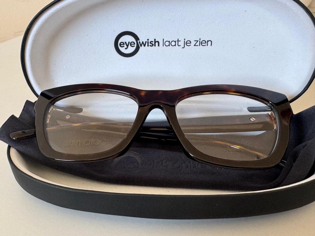 Jimmy Choo dames brilmontuur nieuwe, Sieraden, Tassen en Uiterlijk, Zonnebrillen en Brillen | Dames, Overige merken, Bruin, Ophalen of Verzenden